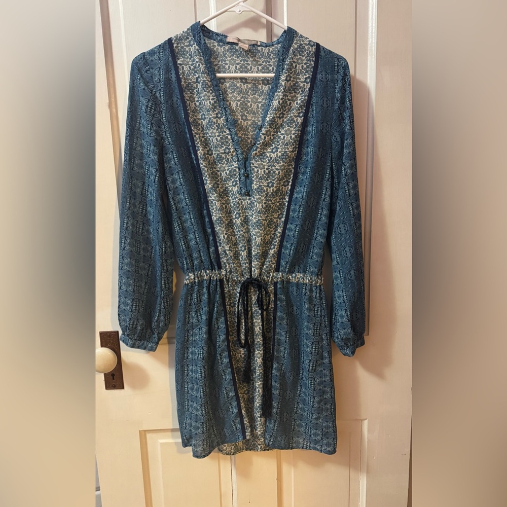 Forever 21 Blue Floral Top